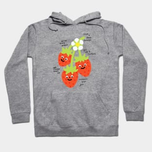 Self-Care Strawberries - The Peach Fuzz Hoodie